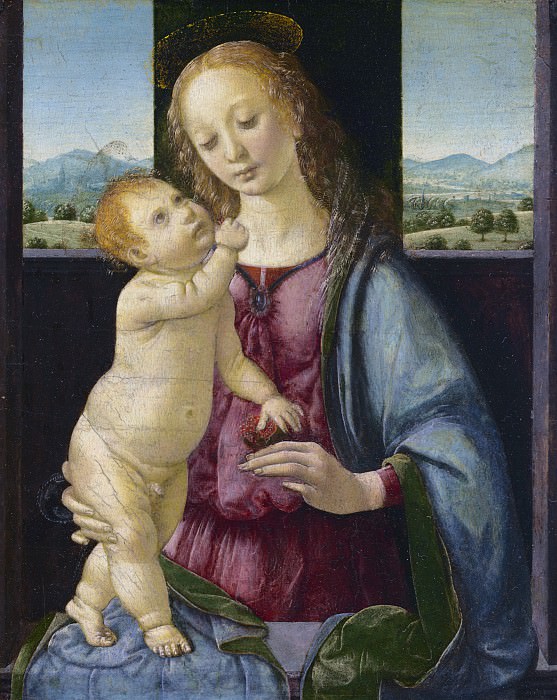 Lorenzo di Credi - Madonna and Child with a Pomegranate. National Gallery of Art (Washington)