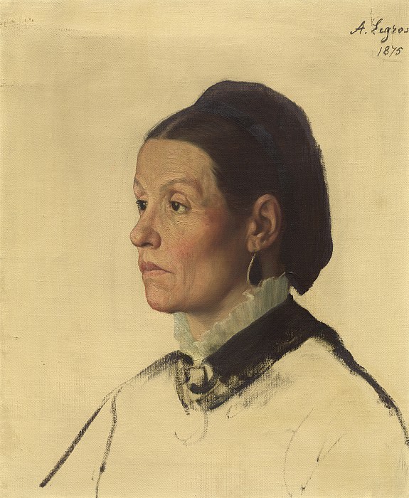 Alphonse Legros - Portrait of a Woman. National Gallery of Art (Washington)