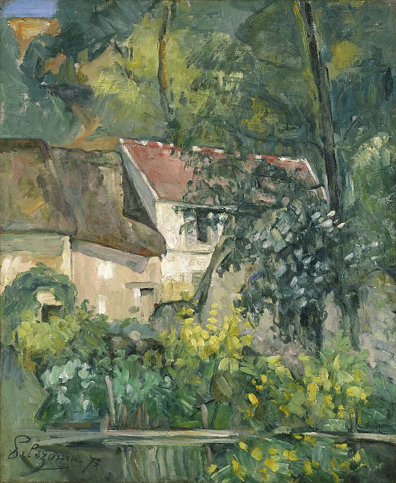 Paul Cezanne - House of Pere Lacroix. National Gallery of Art (Washington)