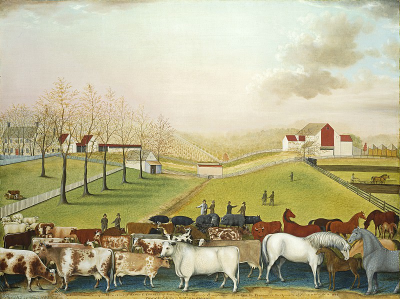 Edward Hicks - The Cornell Farm. National Gallery of Art (Washington)