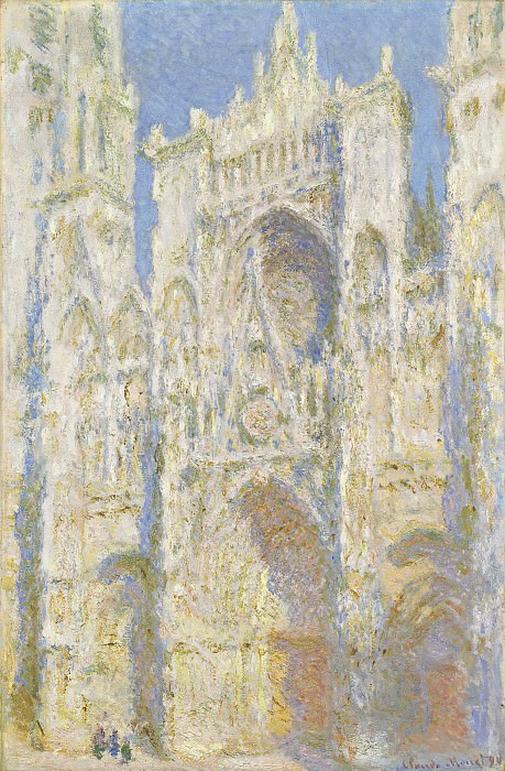 Claude Monet - Rouen Cathedral, West Facade, Sunlight. National Gallery of Art (Washington)