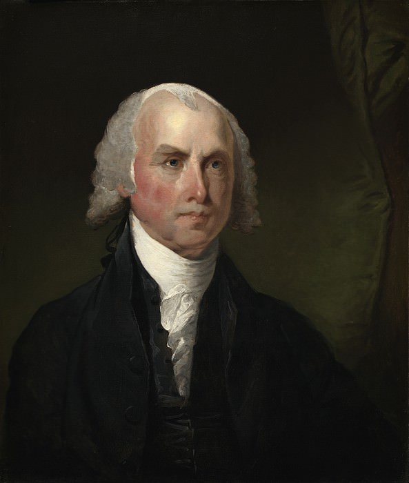 Gilbert Stuart - James Madison. National Gallery of Art (Washington)