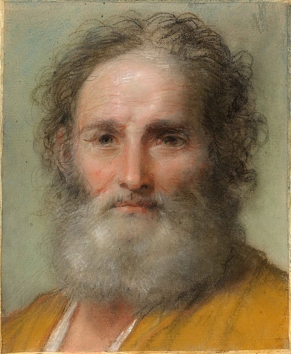 Benedetto Luti - Head of a Bearded Man. National Gallery of Art (Washington)