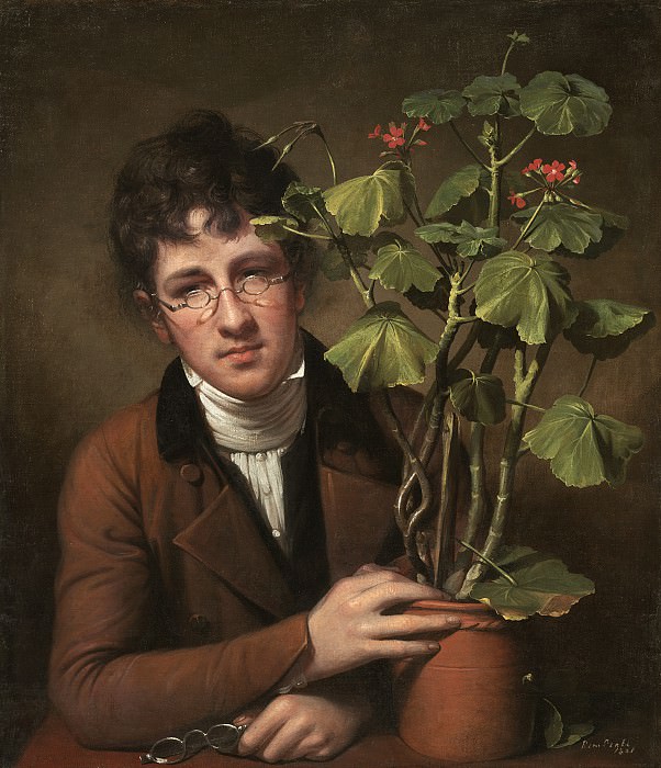 Rembrandt Peale - Rubens Peale with a Geranium. National Gallery of Art (Washington)