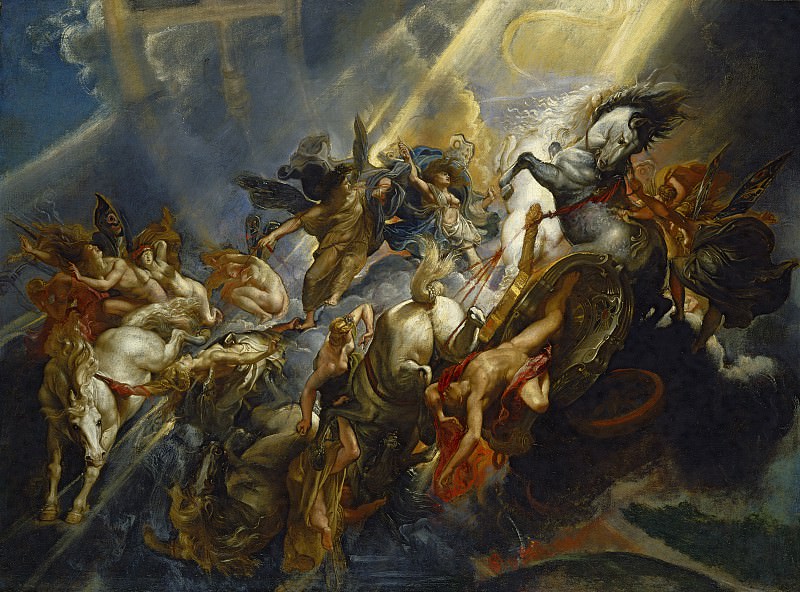 The Fall of Phaeton. Peter Paul Rubens