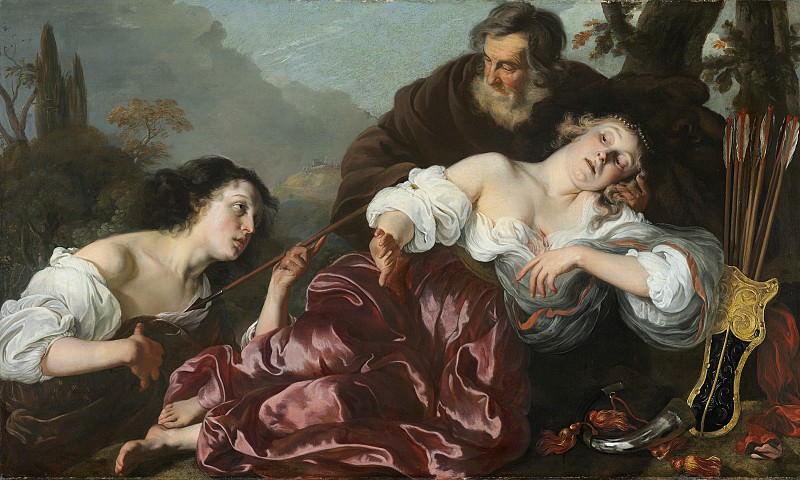 Валле, Луи - Сильвио с раненной Дориндой. Национальная галерея искусств (Вашингтон)