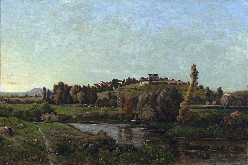 Henri-Joseph Harpignies - Landscape in Auvergne. National Gallery of Art (Washington)