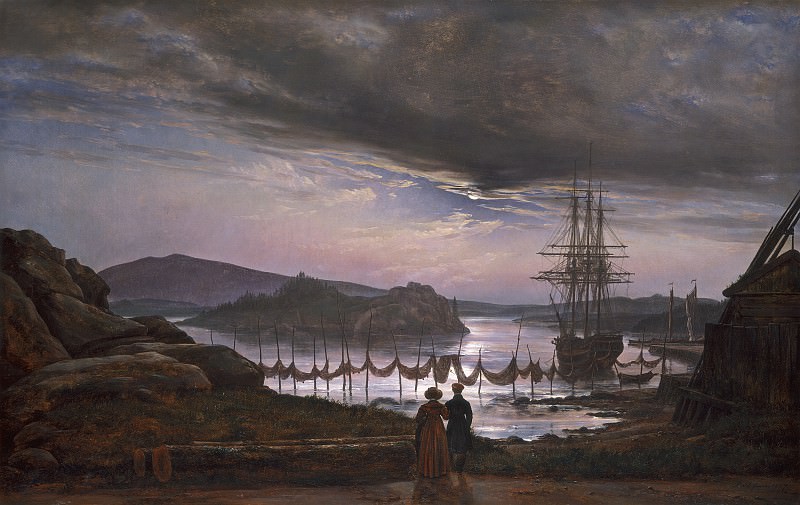 Даль, Юхан Кристиан - Вид с Векеро около Христиании. Национальная галерея искусств (Вашингтон)