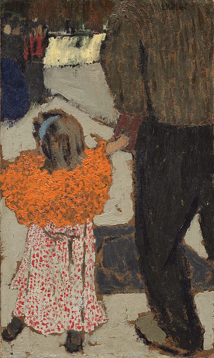 Вюйар, Эдуар - Ребенок с красным шарфом. Национальная галерея искусств (Вашингтон)