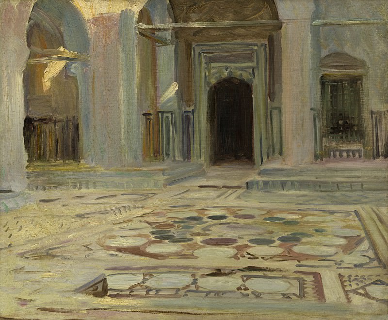 John Singer Sargent - Pavement, Cairo. National Gallery of Art (Washington)