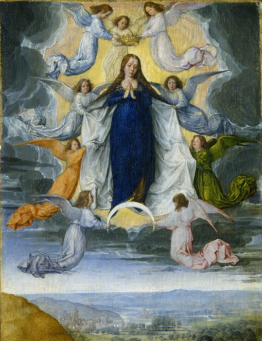 Michel Sittow - The Assumption of the Virgin. National Gallery of Art (Washington)