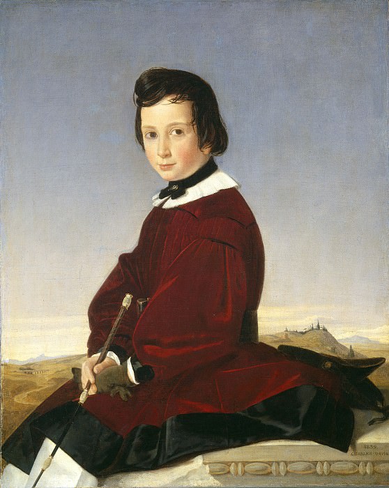 Дэвид, Чарльз - Портрет молодой всадницы. Национальная галерея искусств (Вашингтон)