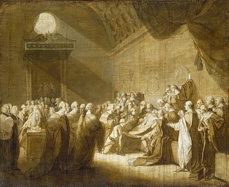 John Singleton Copley - The Death of the Earl of Chatham. National Gallery of Art (Washington)