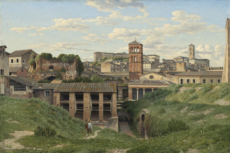 Christoffer Wilhelm Eckersberg - View of the Cloaca Maxima, Rome. National Gallery of Art (Washington)