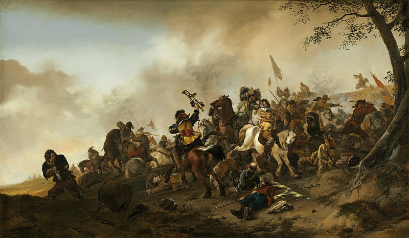 Philips Wouwerman - Battle Scene. National Gallery of Art (Washington)