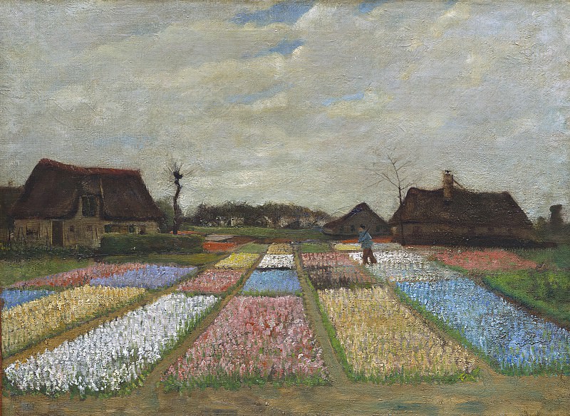 Flower Beds in Holland. Vincent van Gogh