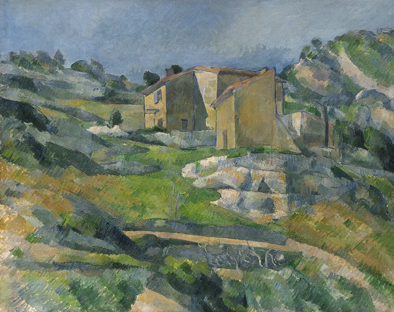 Paul Cezanne - Houses in Provence: The Riaux Valley near L’Estaque. National Gallery of Art (Washington)