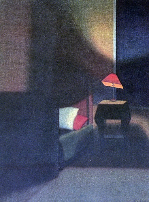Johansson Stefan Shadows In The Bedroom Corner. Swedish artist