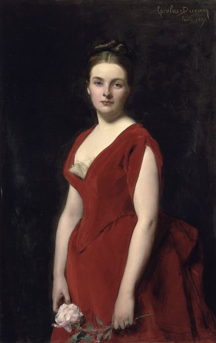 Carolus-Duran (Émile Auguste Charles Durand, 1837–1917) - Portrait of Princess Anna A. Obolenskaya. Hermitage ~ part 14 (Hi Resolution images)