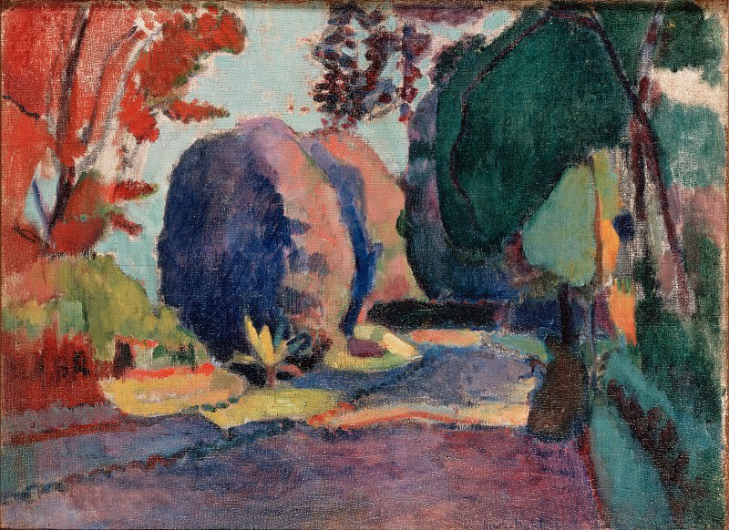 Матисс, Анри - Люксембургский сад (1902). Эрмитаж ~ часть 14 (Качество)