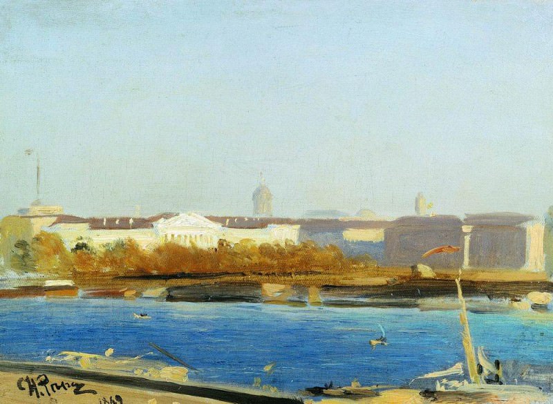 Admiralty. 1869. Ilya Repin