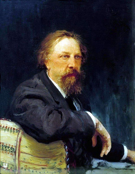 Portrait of the Author Count Alexey K. Tolstoy , Ilya Repin