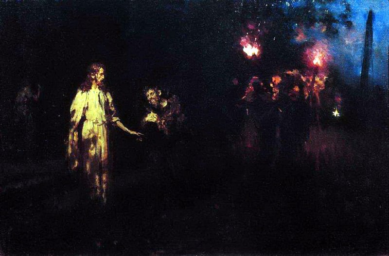 Христос в Гефсиманском саду. Конец 1880-х. Илья Ефимович Репин