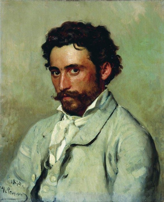 Portrait Yurkevich. 1879. Ilya Repin
