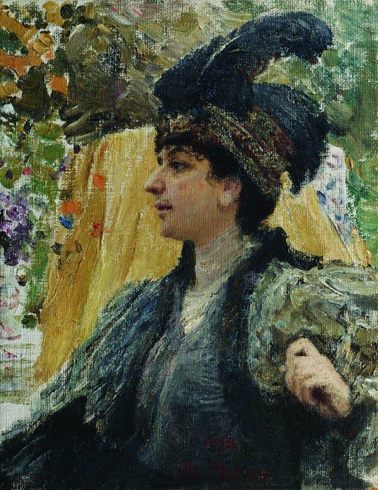 Portrait of the artist VV Verevkin. 1916. Ilya Repin