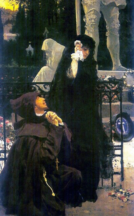 Дон Жуан и донна Анна. 1887-1896. Илья Ефимович Репин