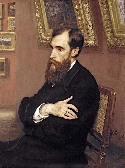 Portrait of P.M. Tretyakov. Ilya Repin