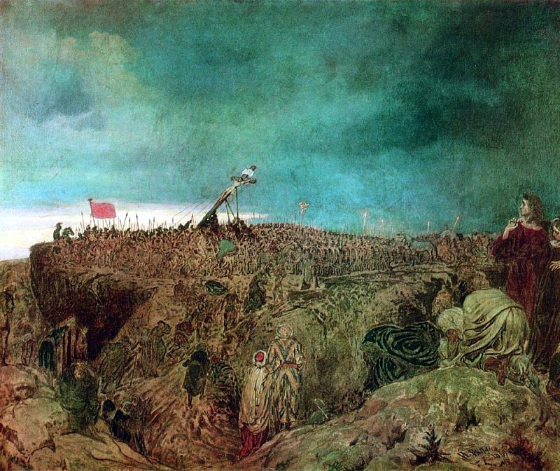 Голгофа (Распятие Христа). 1869. Илья Ефимович Репин