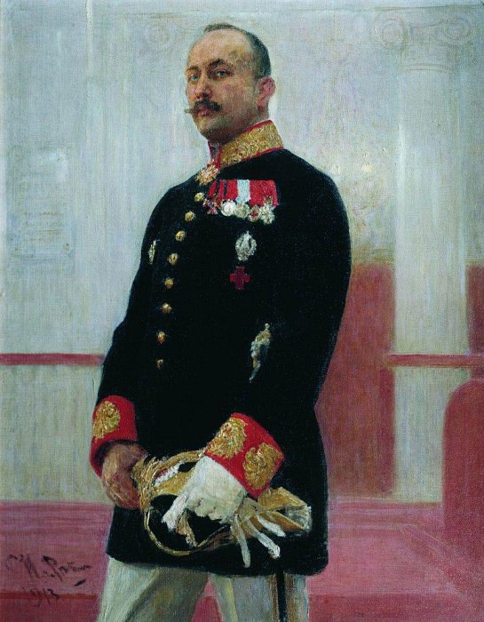 Portrait VV Gudovich. 1913. Ilya Repin