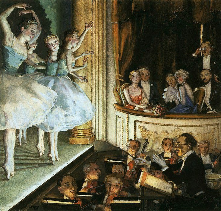 Русский балет. 1930. Сомов Константин Андреевич (1869-1939)