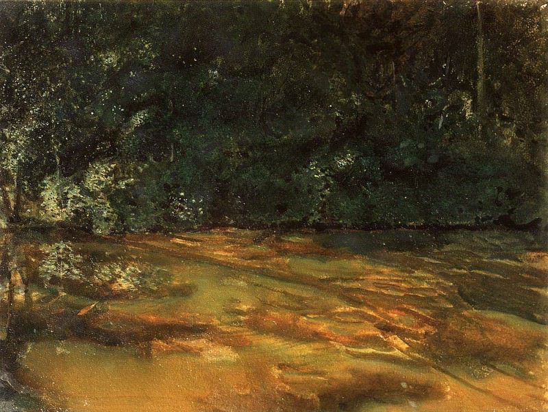 Overgrown pond. Konstantin Andreevich Somov