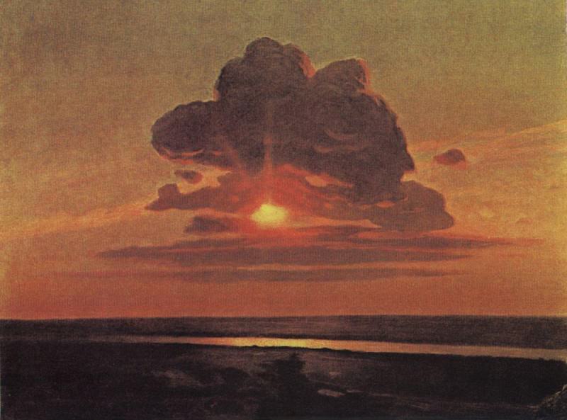 Red sunset.. Arhip Kuindzhi (Kuindschi)