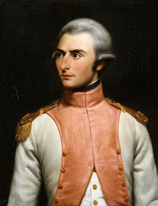 Louis-Felix Amiel -- Jean-Baptiste-Charles Bernadotte in the uniform of lieutenant of the 36th Regiment de Ligne in 1792 (later Charles XIV John, King of Sweden and Norway). Château de Versailles