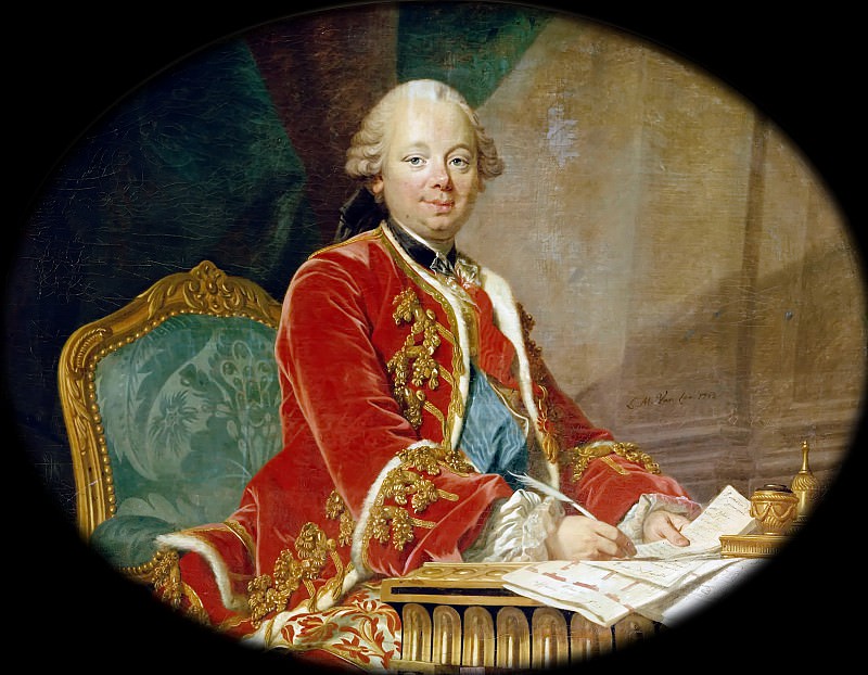 Louis Michel van Loo -- Etienne-Francois, Duke of Choiseul-Stainville (1719-1785). Château de Versailles