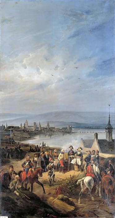 Victor Adam -- French Army enters Mainz October 21, 1792. General Custine receives the surrender of Baron Gimnich (Entrée de l’armée française à Mayence). Château de Versailles