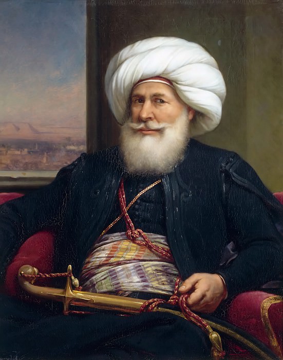 Огюст Кудер -- Мехмет-Али (1769-1849), вице-король Египта. Версальский дворец