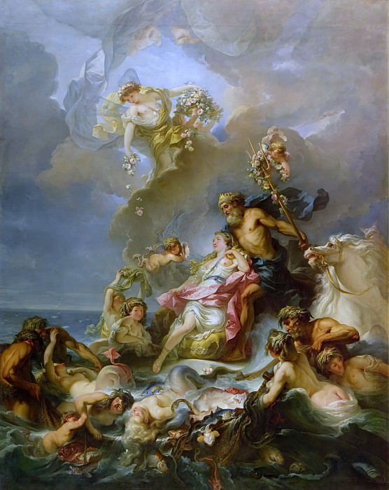 Габриэль-Франсуа Дуайен -- Триумф Амфитриты. Версальский дворец
