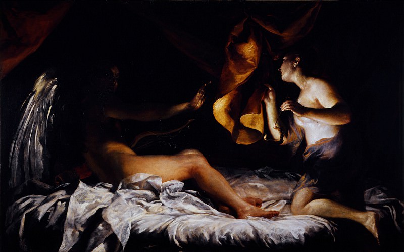 Giuseppe Maria Crespi - Cupid and Psyche. Uffizi