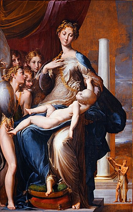 Parmigianino - Madonna of San Zaccaria. Уффици