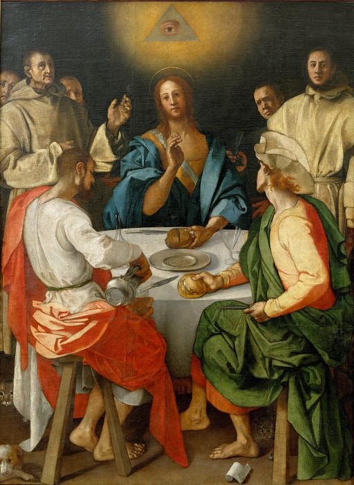 Pontormo - Supper at Emmaus. Uffizi