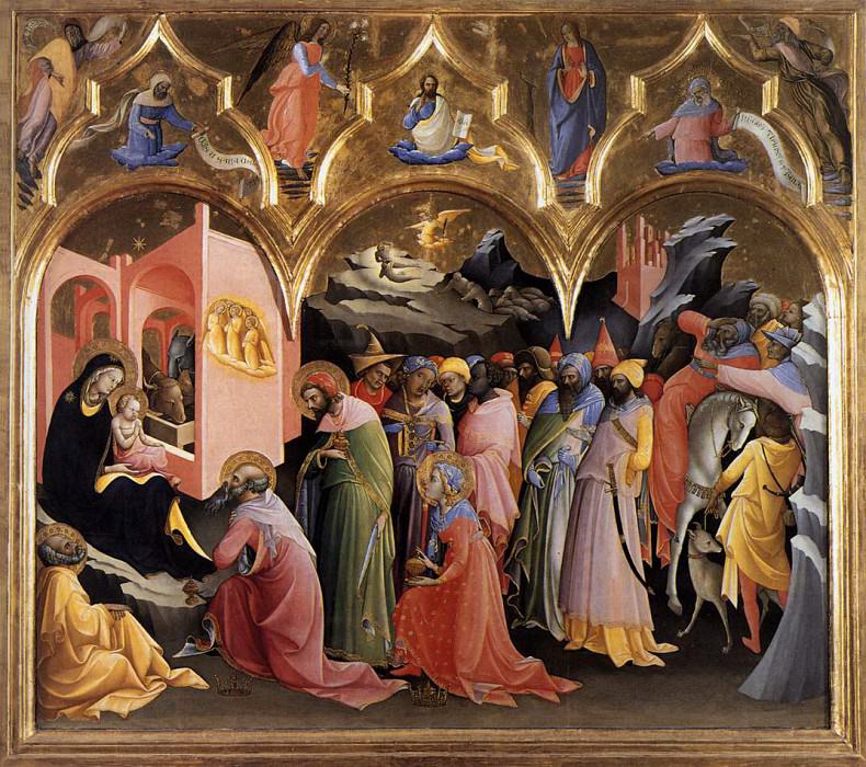 Don Lorenzo Monaco Adoration of the Magi. Uffizi
