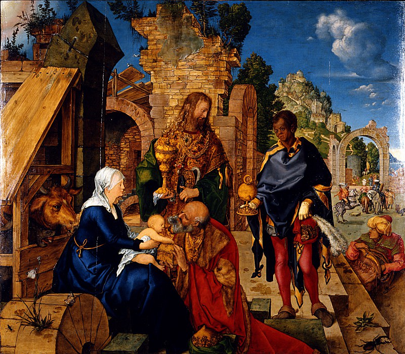 Albrecht D rer Adoration Of The Magi Uffizi