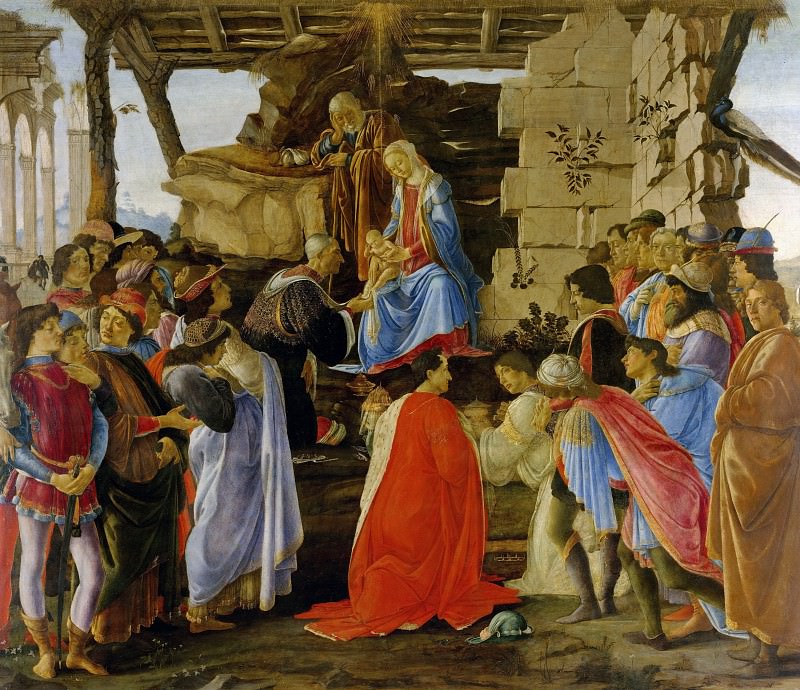 Sandro Botticelli - Adoration of the Magi. Uffizi