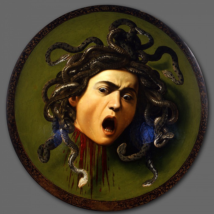 Caravaggio - Medusa. Uffizi