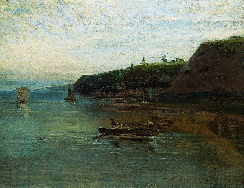 The Volga near the state itself. 1870. Alexey Kondratievich Savrasov