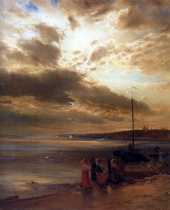 On the Volga. 1875. Alexey Kondratievich Savrasov